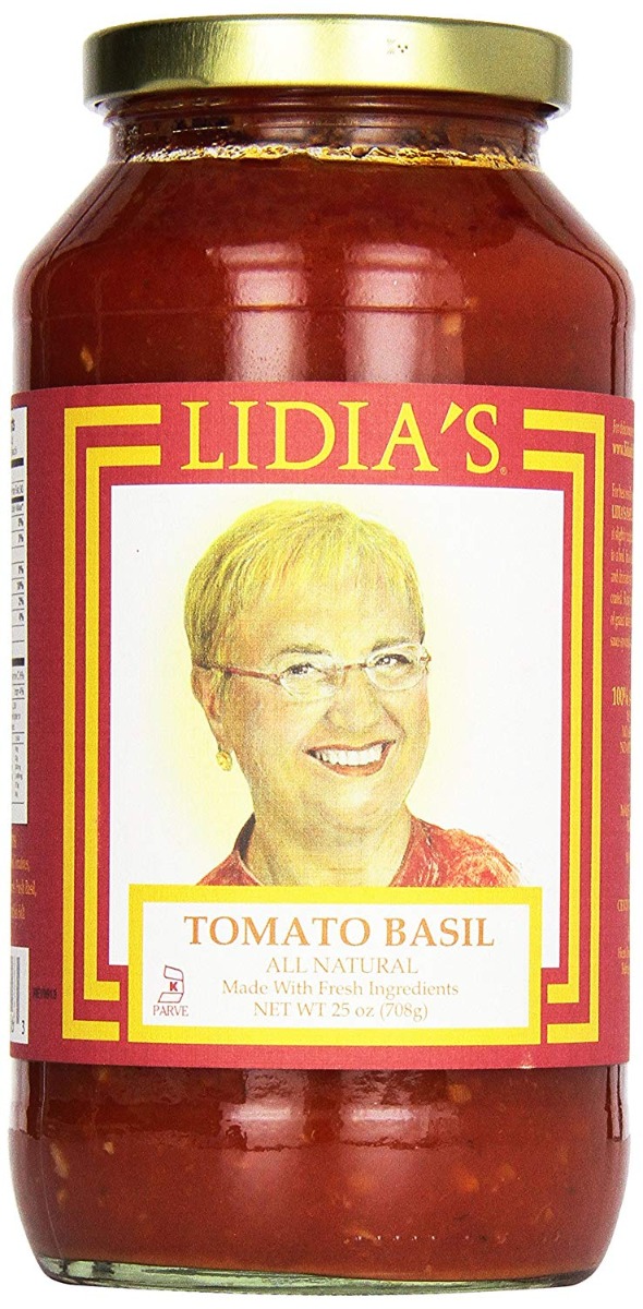 LIDIAS: Sauce Pasta Tomato Basil, 25 oz - 0897712001063