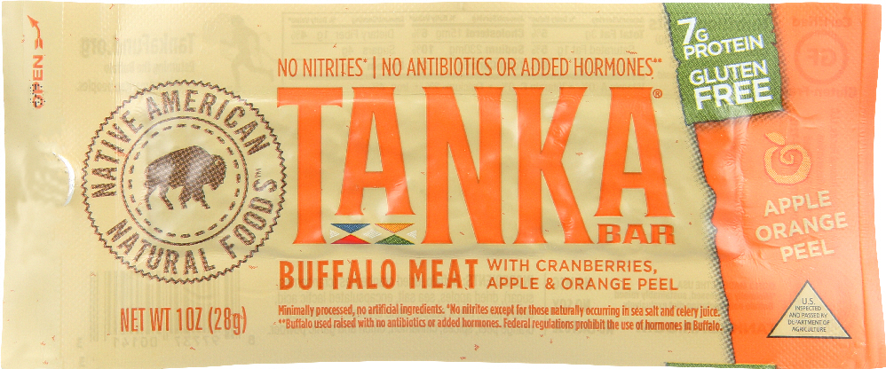 TANKA: Buffalo Bar Apple Orange Peel, 1 oz - 0897737001413