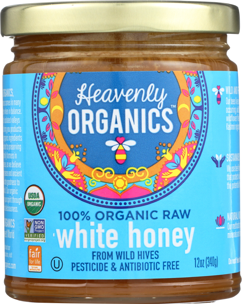 100% Organic Raw White Honey - 897988000029
