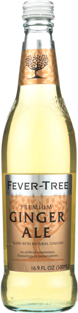 FEVER TREE: Soda Ginger Ale Premium, 16.9 fo - 0898195001366