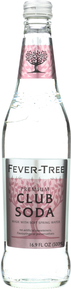 FEVER TREE: Soda Spring Club, 16.9 fo - 0898195001489