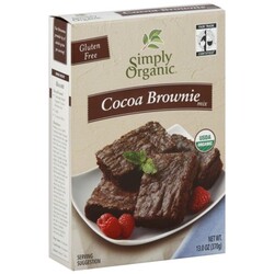 Simply Organic Cocoa Brownie Mix - 89836189400