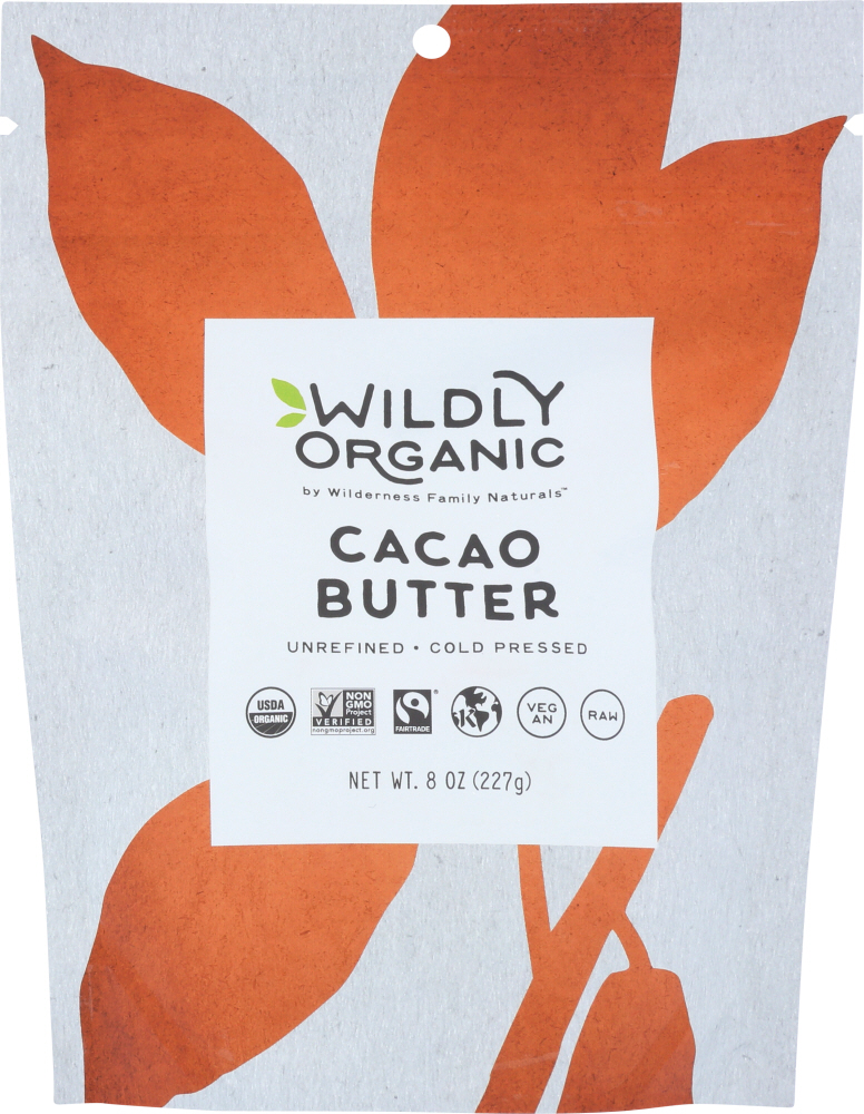 WILDLY ORGANIC: Butter Cacao, 8 oz - 0898392000278