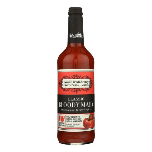 Powell & Mahoney Cocktail Mixers - Bloody Mary - Case Of 6 - 25.36 Oz. - peremium