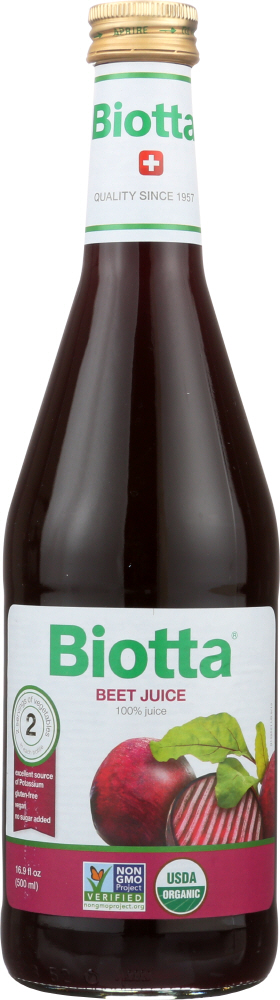 BIOTTA Organic Beet Juice, 16.9 oz - 0898559002114