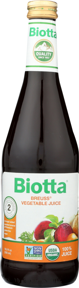 BIOTTA: Breuss Vegetable Juice, 16.9 Oz - 0898559002121