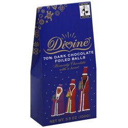 Divine Chocolate Foiled Balls - 8985960013098
