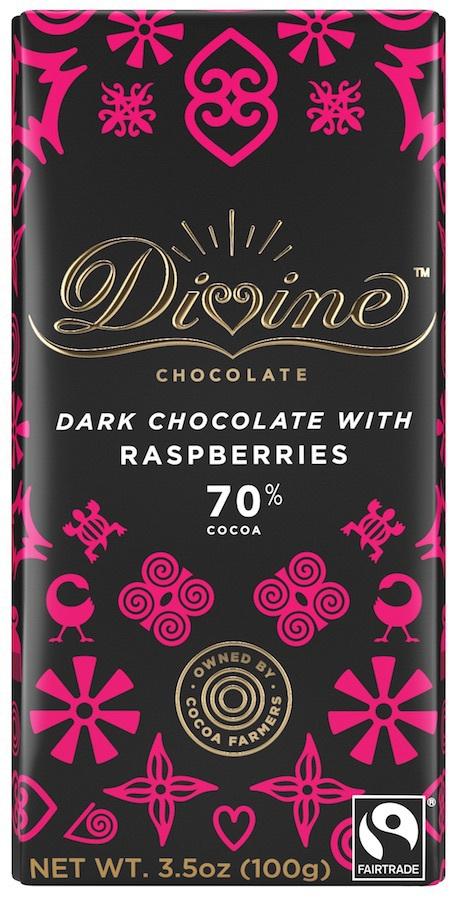 70% Dark Chocolate With Raspberries - 898596001378