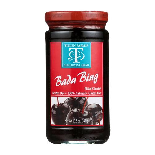 Tillen Farms Cherries - Bada Bing - 13.5 Oz - Case Of 6 - 0898655000212