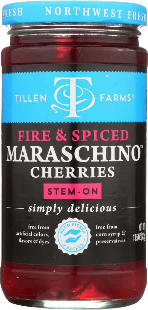 Fire & Spiced Maraschino Cherries - fire