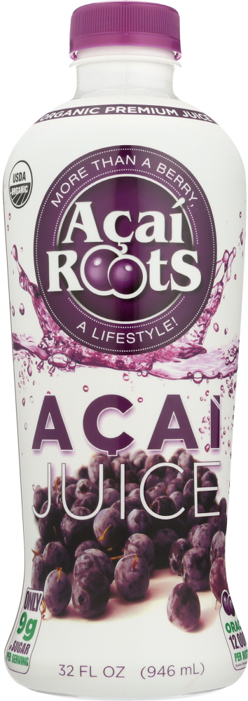 ACAI ROOTS: Organic Premium Acai Juice, 32 fl oz - 0898685001166