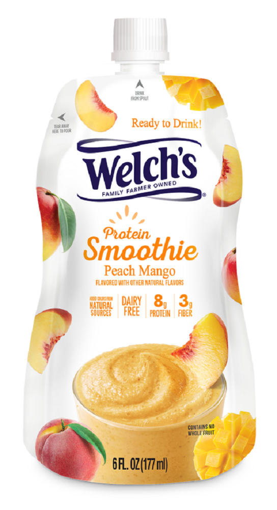 WELCH’S: Peach Mango Protein Smoothie, 6 oz - 0898806002867