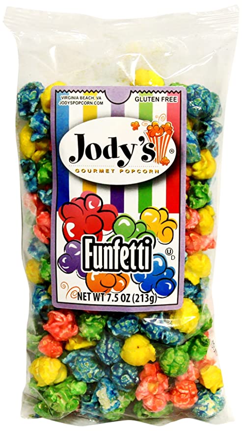  Jody's Gourmet Popcorn Funfetti, 7.5 Ounce  - 898992001521