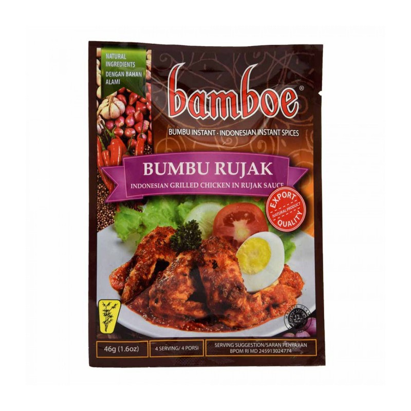 Bamboe, bumbu rujak indonesian instant spices - 8992735210101