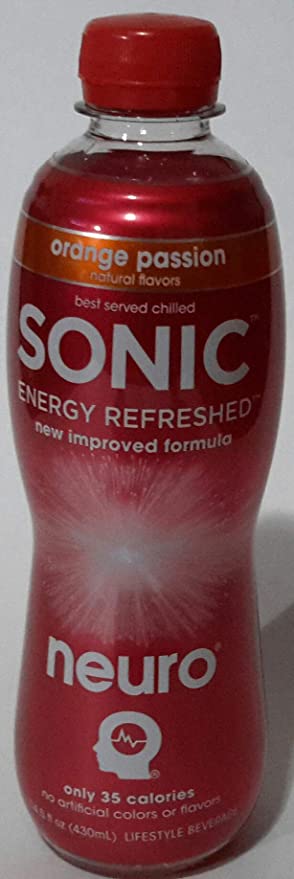  Neuro Sonic Orange Passion Drink, 14.5 Ounce (Pack of 12)  - 899407014020