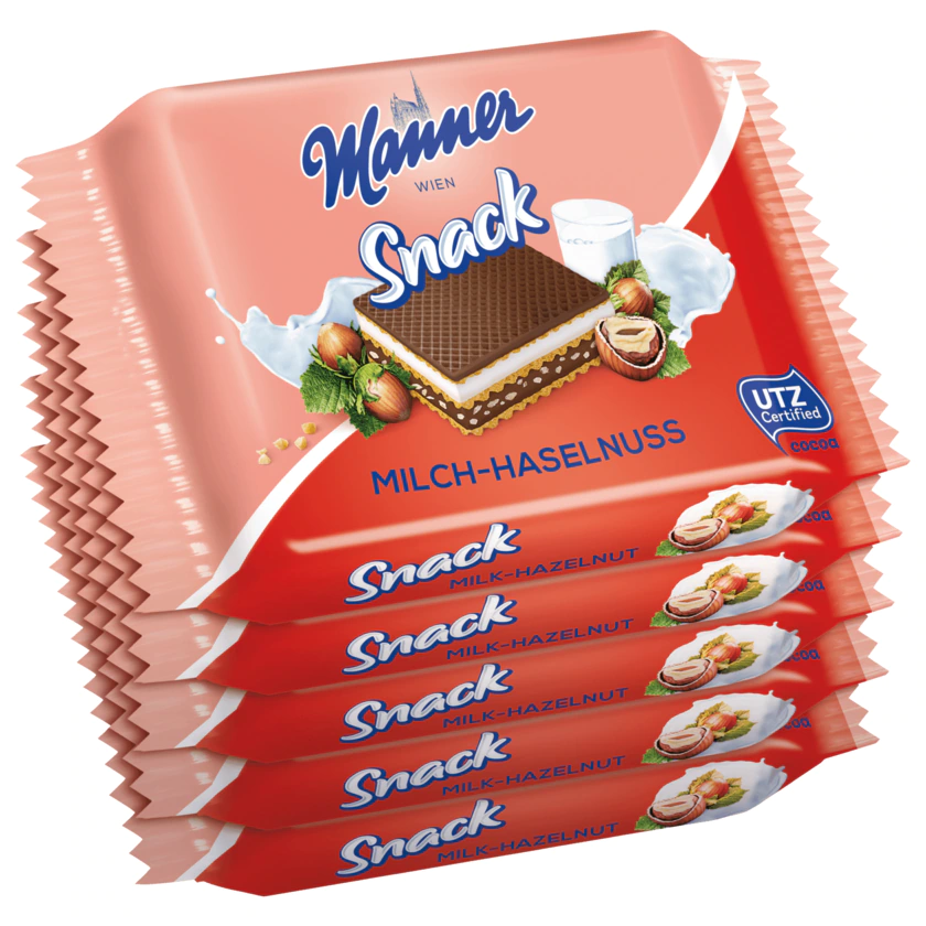 Manner Milch-Haselnuss Schnitten 125g - 9000331605227