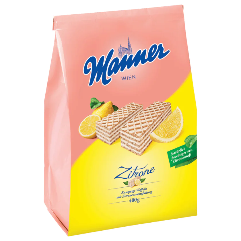 Manner Zitronencreme-Schnitten 400g - 9000331607207
