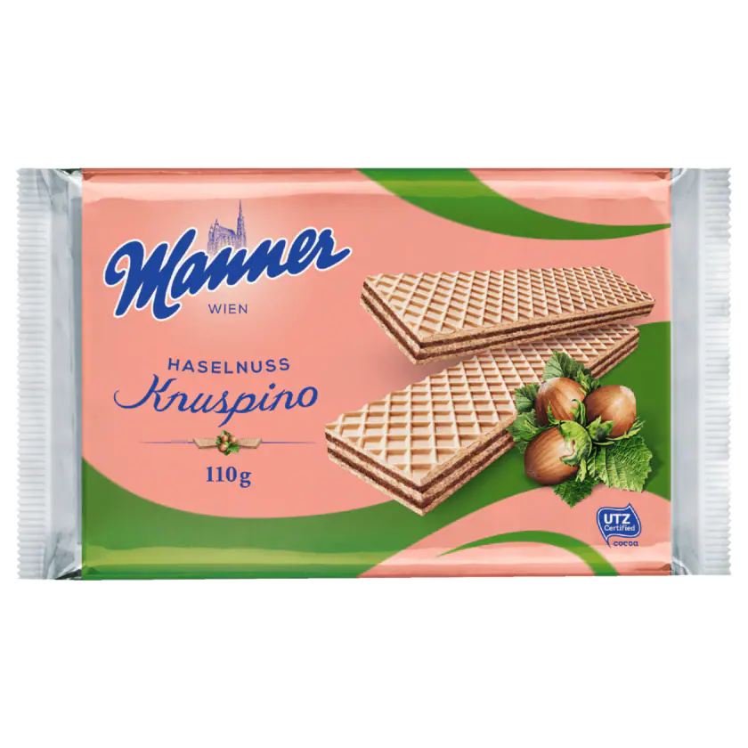 Manner Wien Knuspino Haselnuss 110g - 9000331693248