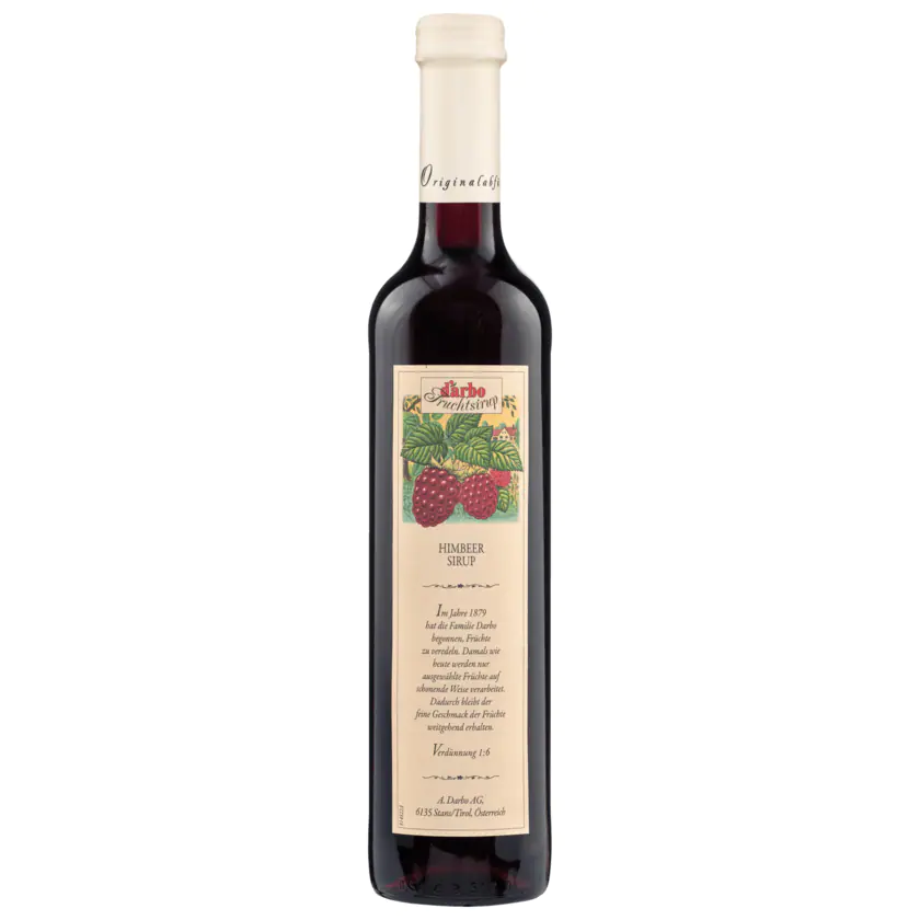 D'arbo Himbeer-Sirup 0,5l - 9001432018107