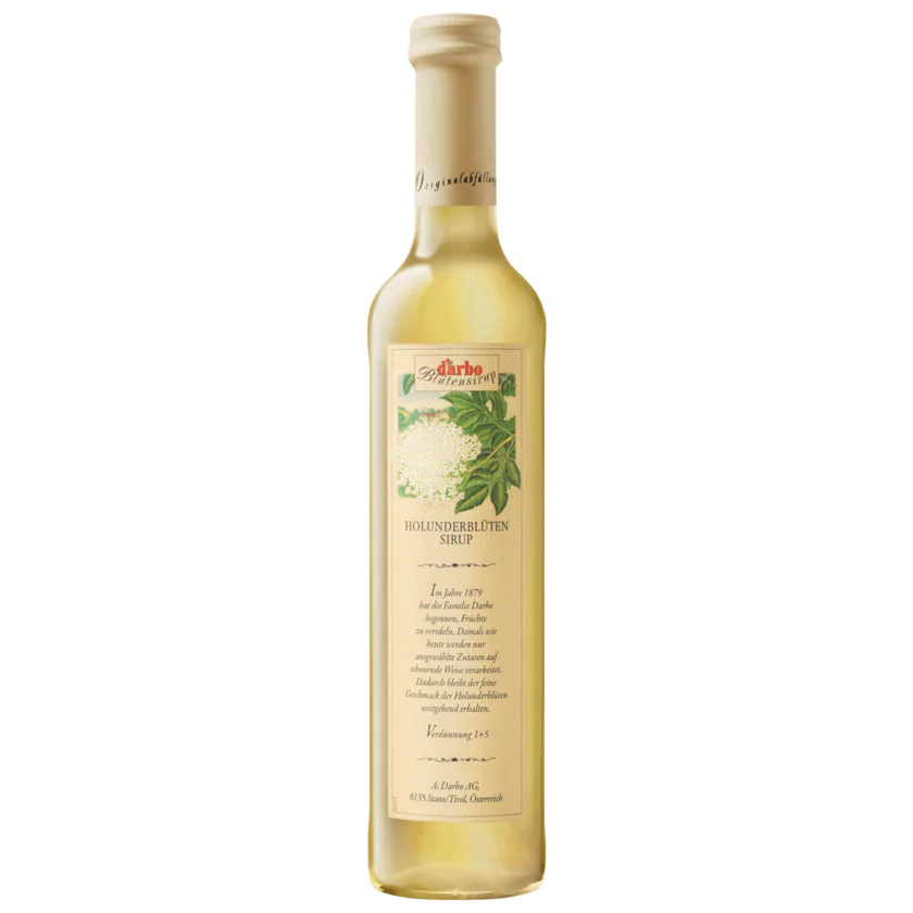D'arbo Holunderblüten-Sirup 0,5l - 9001432018138