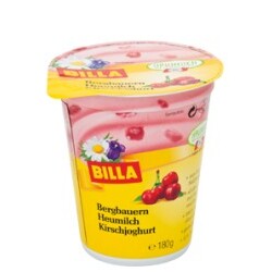 Billa - Bergbauern Heumilch Kirschjoghurt - 9002233012530