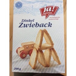 Ja! Natürlich - Dinkel Zwieback - 9003740079276