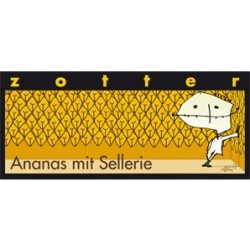Zotter - Ananas mit Sellerie, handgeschöpft - 9006403024354