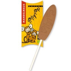 Zotter - MandelMaus, Schokoladelutscher - 9006403035015