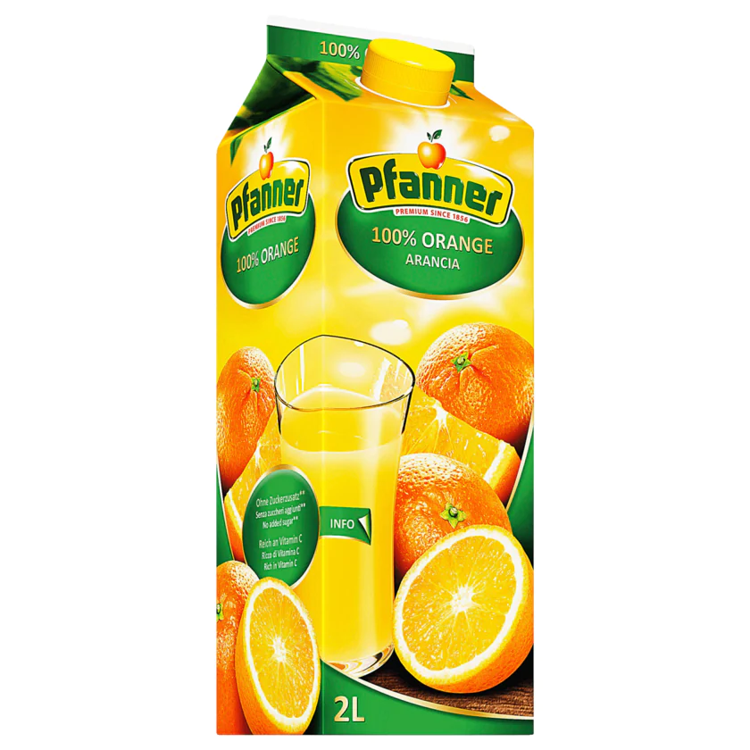 Pfanner 100% Orangensaft 2l - 9006900014292