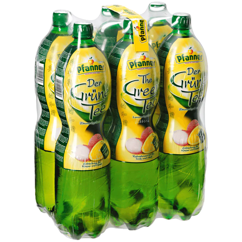 Pfanner Grüner Tee Zitrone Lychee 6x1,5l - 9006900210359