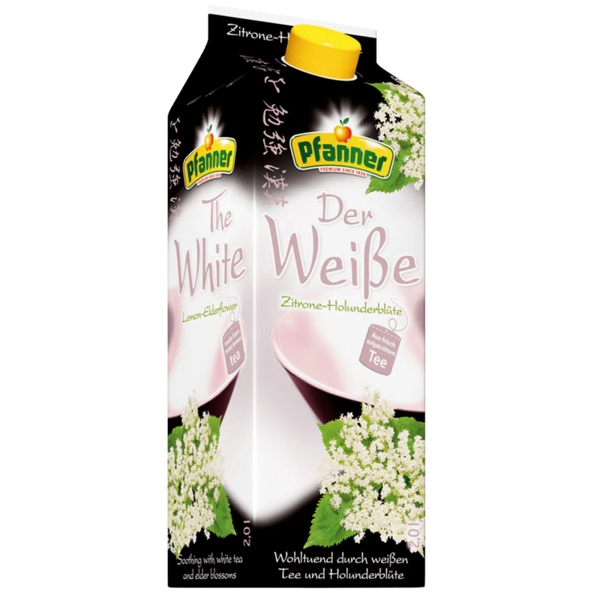 Pfanner Der Weiße Tee Zitrone-Holunderblüte 2l - 9006900212131