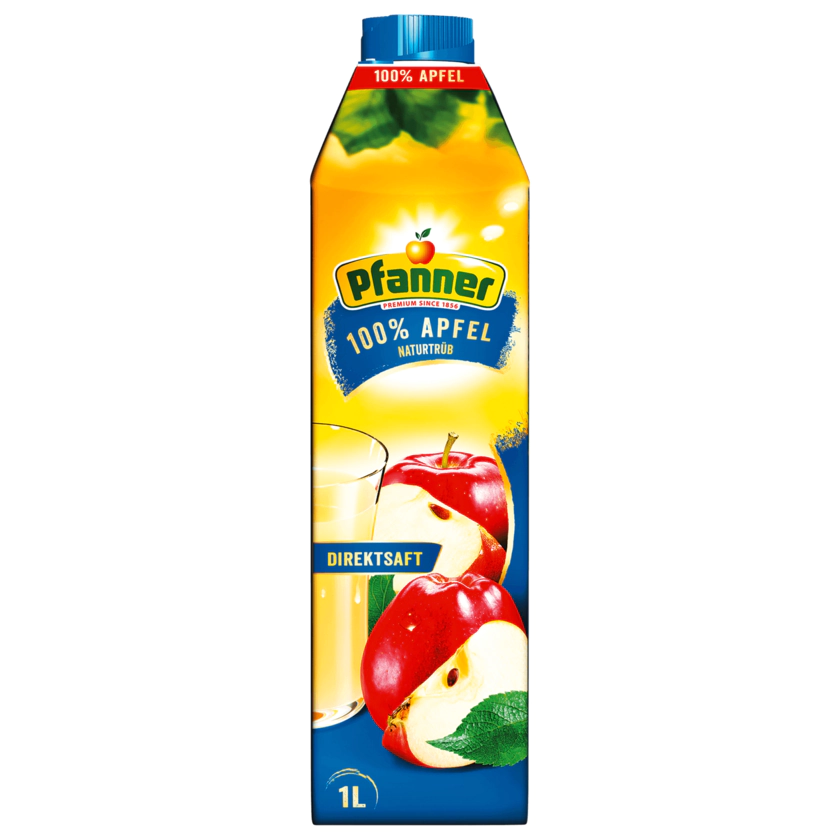 Pfanner Apfel Direktsaft naturtrüb 1l - 9006900221249