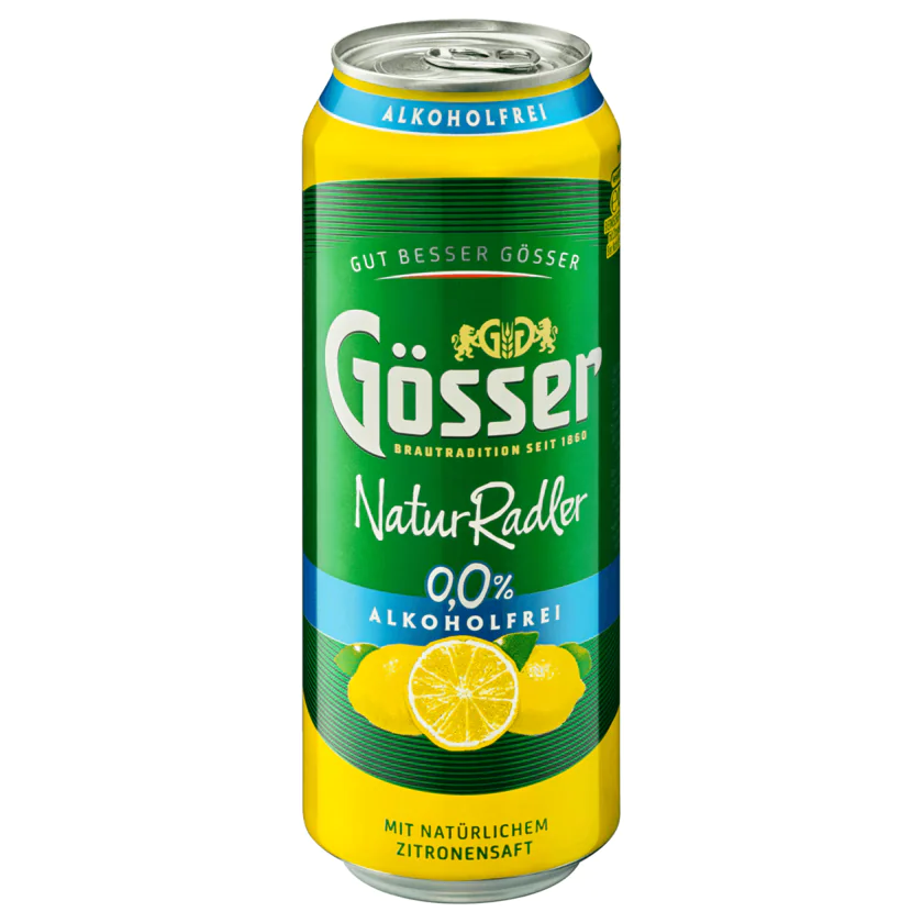 Gösser Natur Radler alkoholfrei 0,5l - 9028800638590