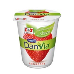 Danone DanVia - Erdbeerejoghurt mit Stevia - 90365720