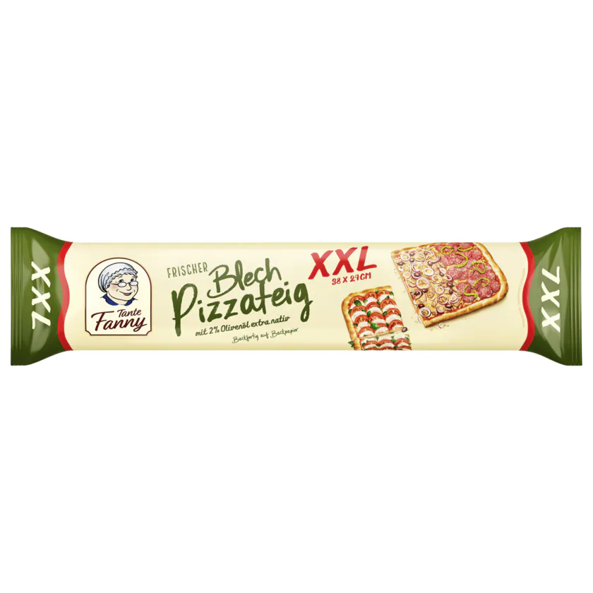 Tante Fanny Frischer Blech-Pizzateig XXL 550g - 9120003413254