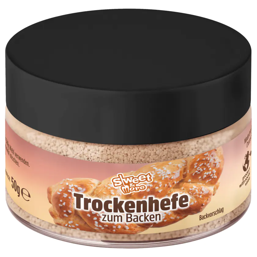 Sweet & More Trockenhefe zum Backen 50g - 9120090281392
