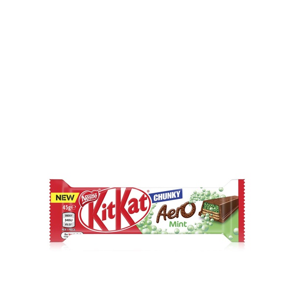 Nestle KitKat chunky Aero mint chocolate bar 45g - Waitrose UAE & Partners - 9300605140172