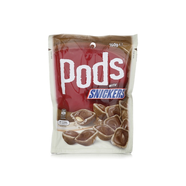 Snickers Pods Pouch Pack 160G - 9300682047944