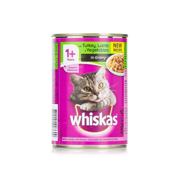 Whiskas turkey, lamb & vegetables 400g - Waitrose UAE & Partners - 9310022907609