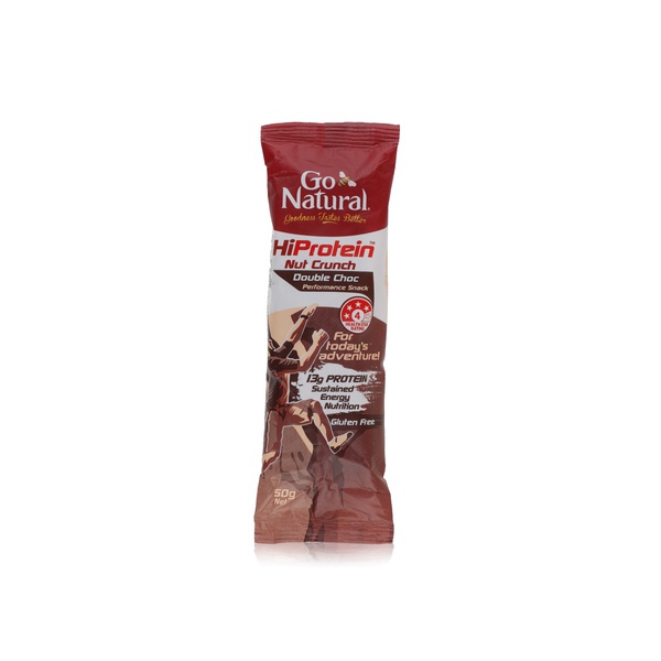 Go Natural double chocolate protein bar 50g - Waitrose UAE & Partners - 9310846071234