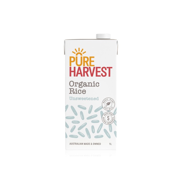 Pureharvest Aussie dream enriched rice milk 1ltr - Waitrose UAE & Partners - 9312231007033