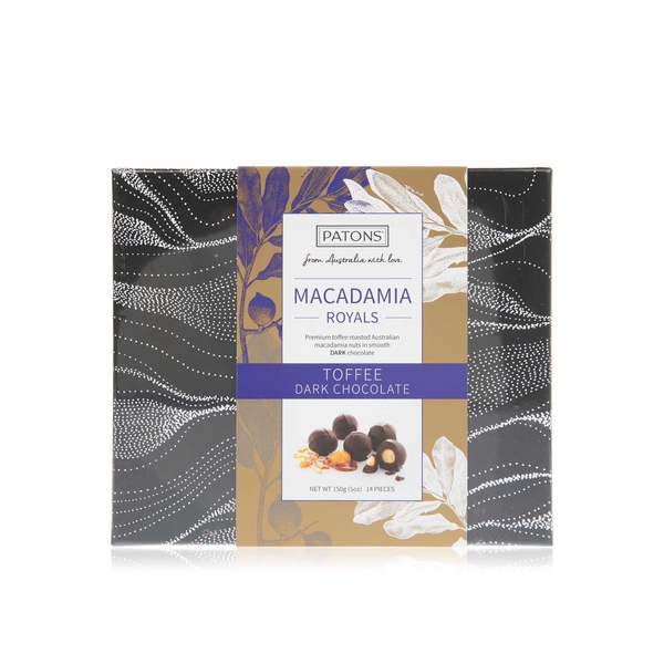 Patons Dark Chocolate Macadamia Royal Box 150g - Waitrose UAE & Partners - 9315536220404