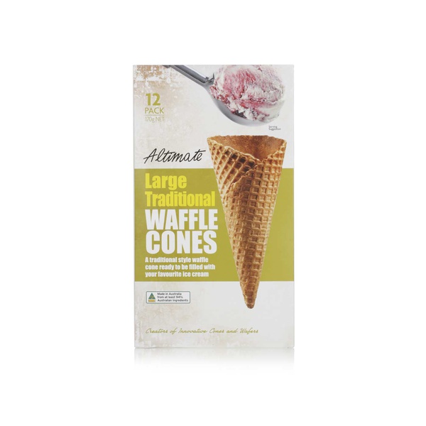 Altimate Waffle Cones Nat 12PK Ffle Cones - 9319626000488