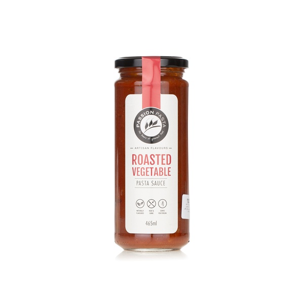 Passion Pasta roasted vegetable pasta sauce 465ml - Waitrose UAE & Partners - 9332225001403