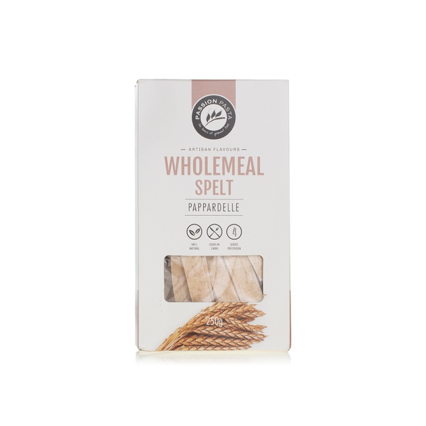 Passion Pasta wholemeal spelt pappardelle 250g - Waitrose UAE & Partners - 9332225003506