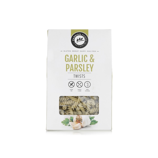 Passion pasta garlic and parsley spirals 250g - Waitrose UAE & Partners - 9332225005128