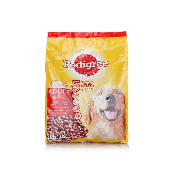 Pedigree adult beef 3kg - Waitrose UAE & Partners - 9334214022932