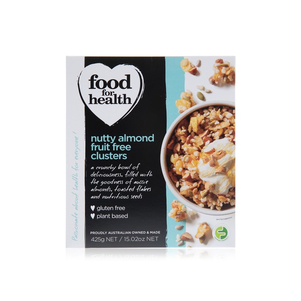 Food For Health Nutty Almond Clusters 425g - Waitrose UAE & Partners - 9335953000434