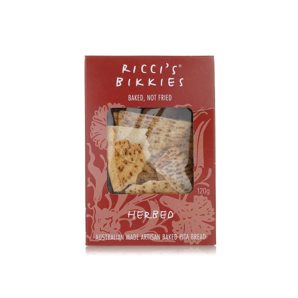 Ricci's Bikkies herbed baked pita bread 120g - Waitrose UAE & Partners - 9338794000472