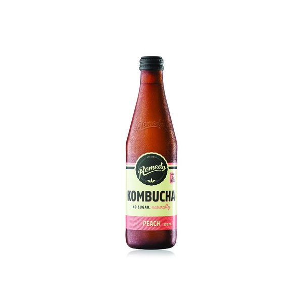 Remedy kombucha sparkling peach 330ml - Waitrose UAE & Partners - 9350271000546